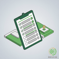 Inspection sécurité terrain – clipboard de contrôle et checklist d'audit professionnel