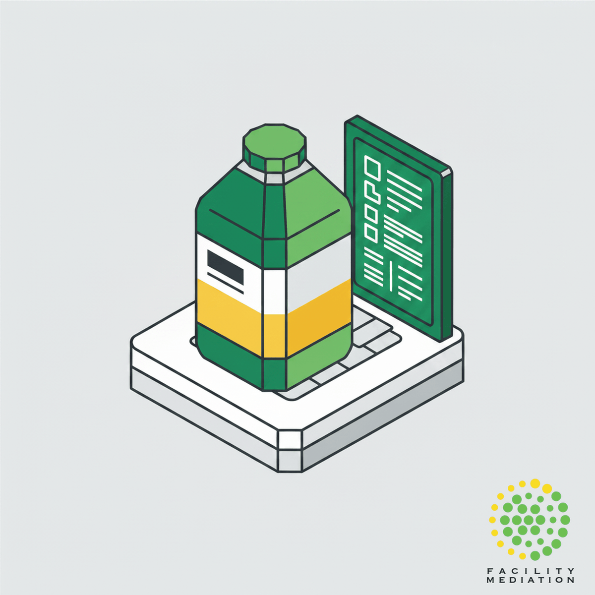 Consignes relatives aux produits chimiques – stockage maîtrisé et affichage de prévention
